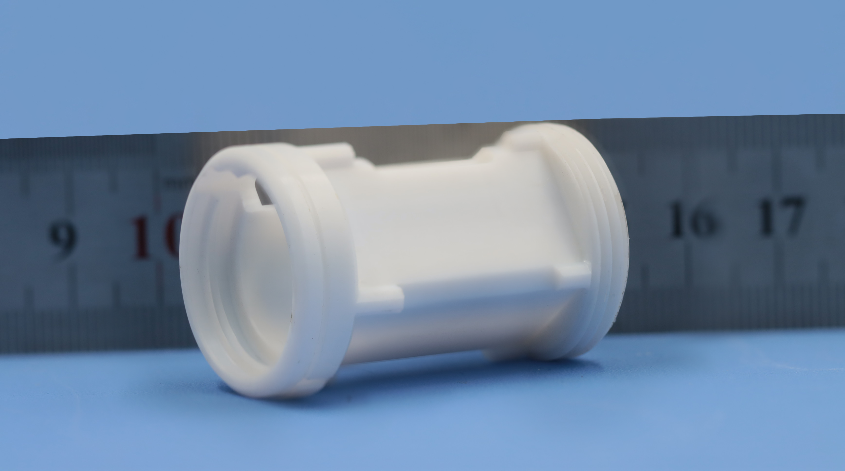 White fluid path component